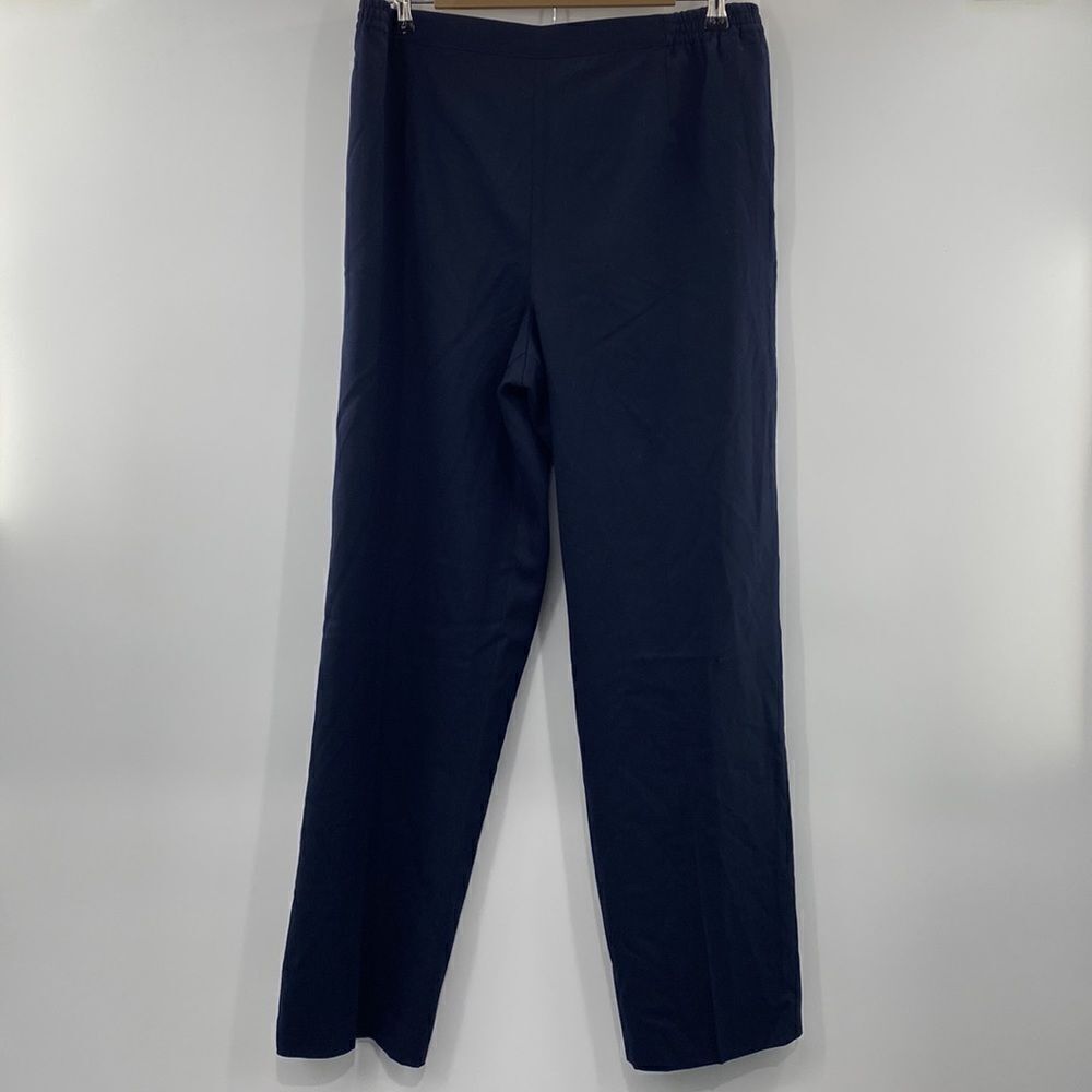 3For$20 Appleseed's Blue Pull Up Trouser Pants size 14